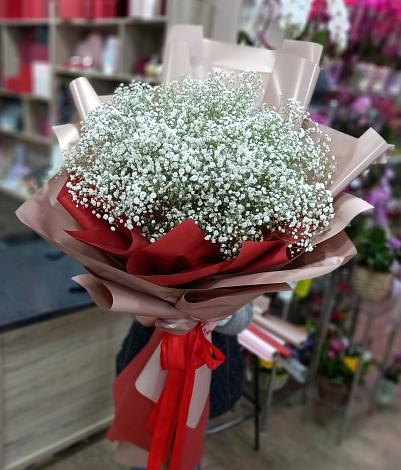 Букет цветов из: Гипсофила в Мамоново Одинцовского района